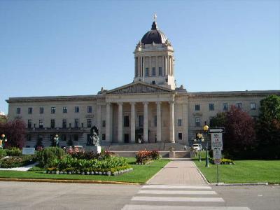 Der "Landtag" der Provinz Manitoba, erb. 1913-1920